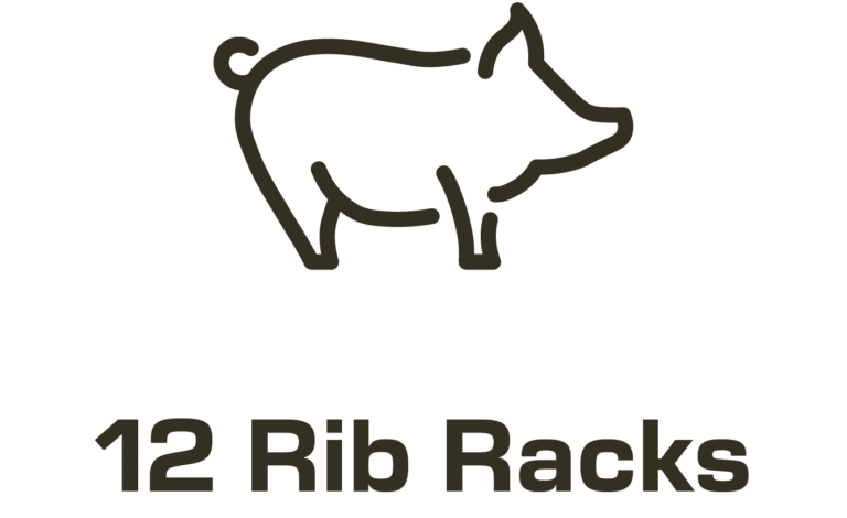12 Rib Racks Icon