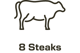 8 Steaks