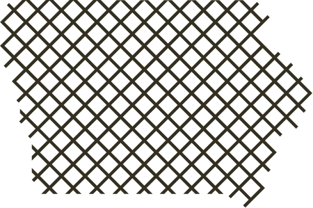 Iowa stitch graphic
