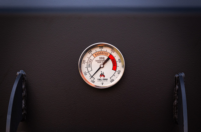 Knack Black Hawk Tel-Tru temperature gauge
