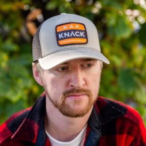 Wood Fire Smoke Trucker Hat (Khaki/Coffee)