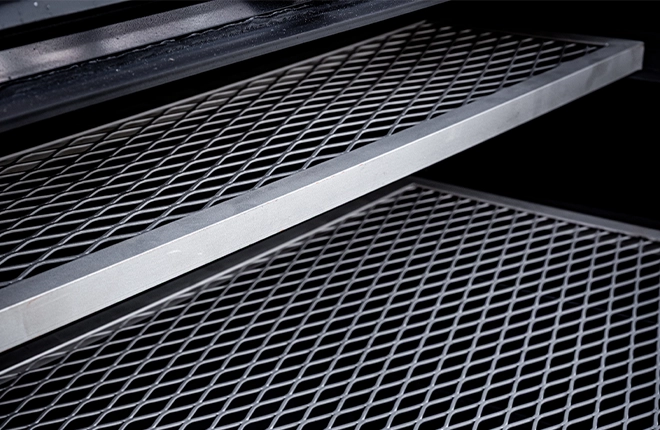 Knack offset smoker grates