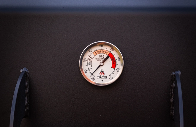 Knack offset smoker tel tru gauge