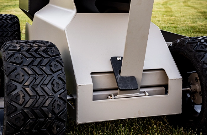 Knack offset smoker cart handle